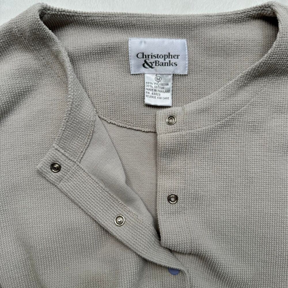 Vintage Chicken Embroidery Cardigan Farmer - Picture 8 of 8